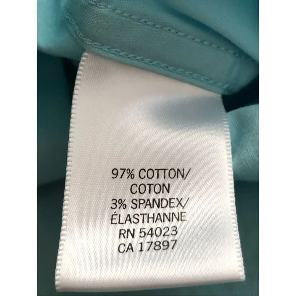 Banana Republic Mens Tailored Stretch Button Up Shirt Blue SZ S
